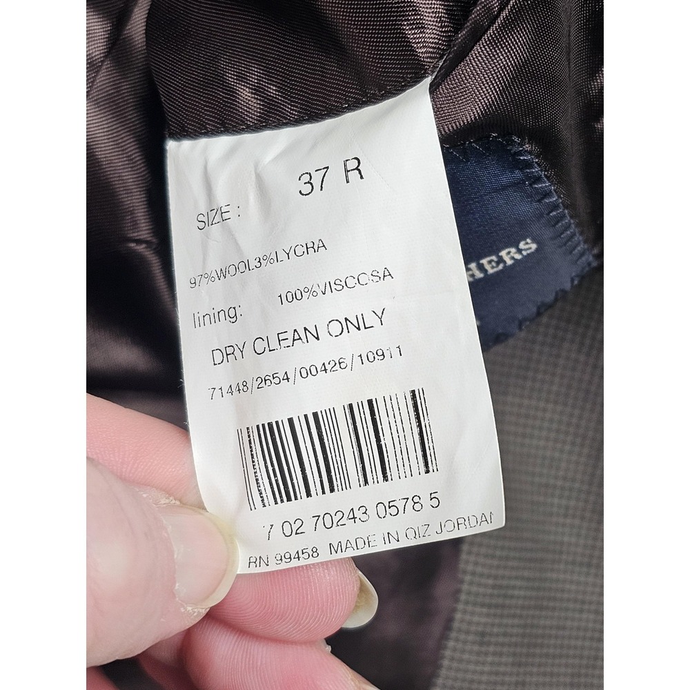 Brooks Brothers 346 Blazer Mens 37R Wool Stretch Two Button Sport Coat Jacket - Picture 3 of 12
